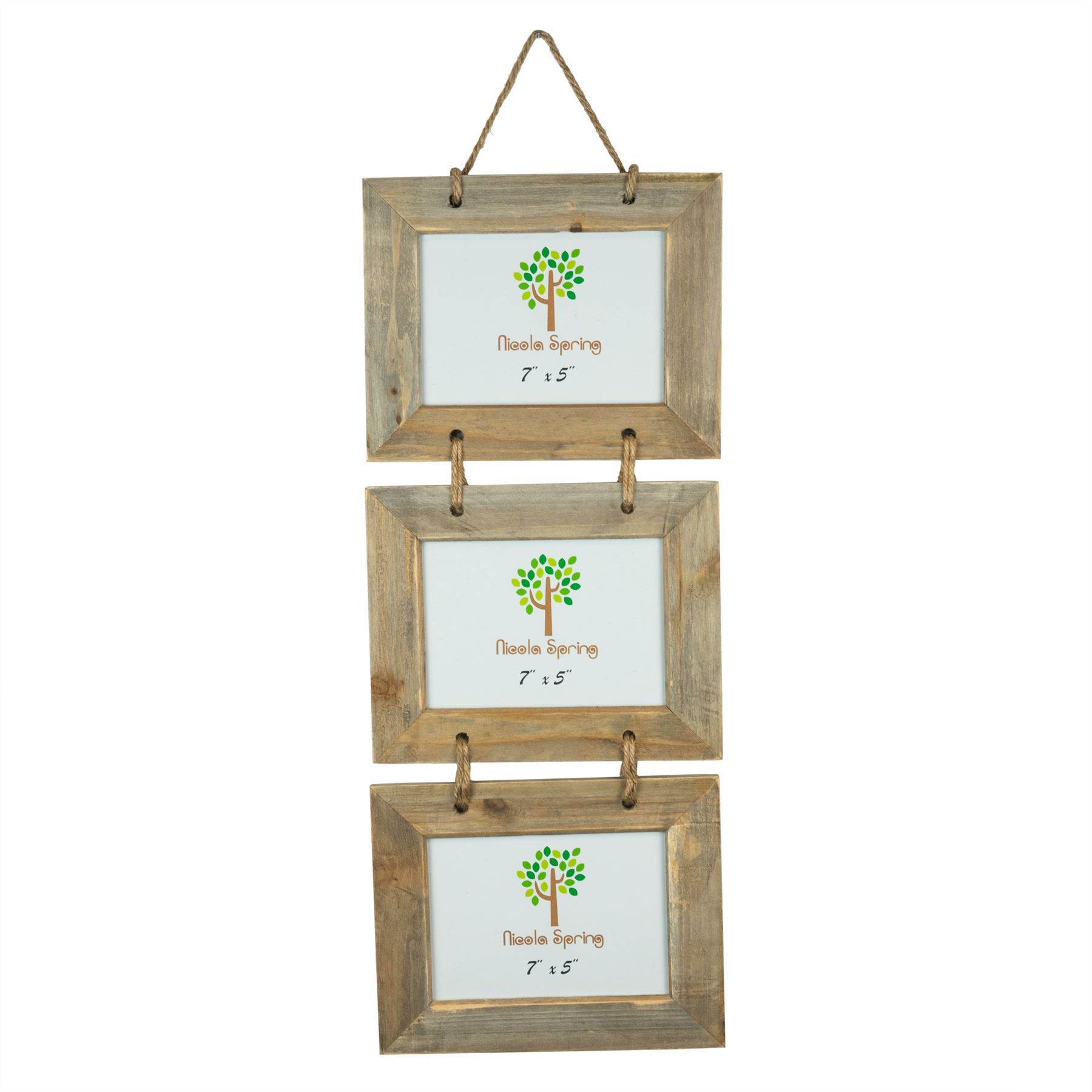 Triplets Thing 1,2,3 Wood Hanging Frame 4x6 inserts with names deals