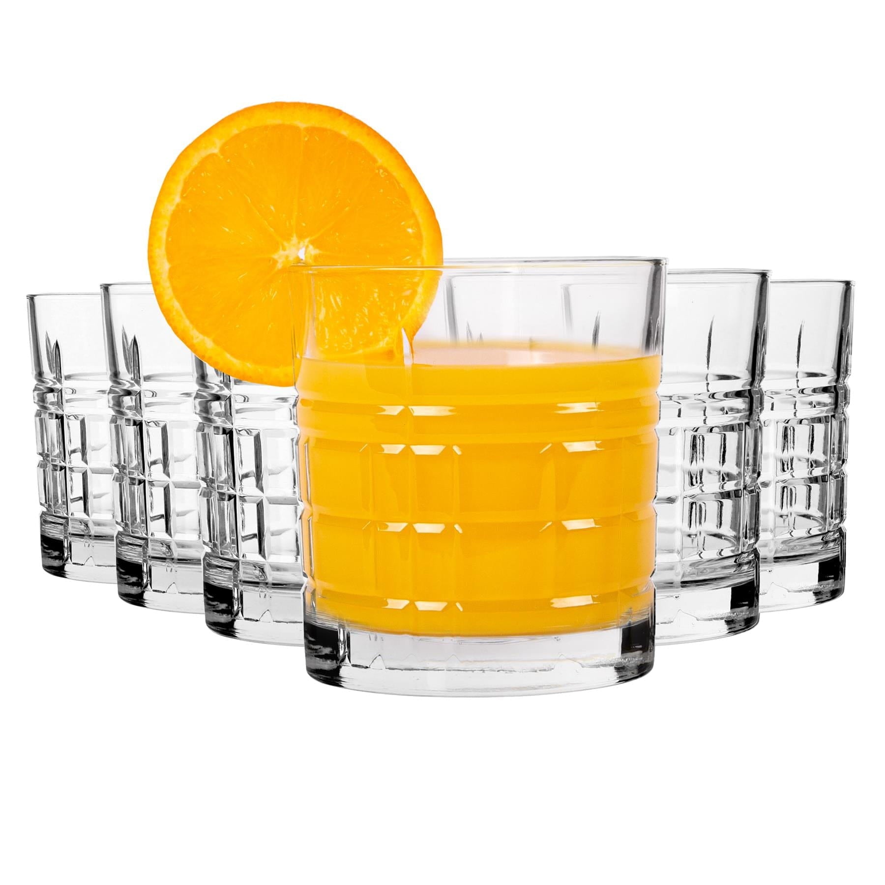 LAV Drinking Glasses Set of 6, Kitchen Durable Tumbler, Water and Juice  Glassware, 11 oz (325 Cc)