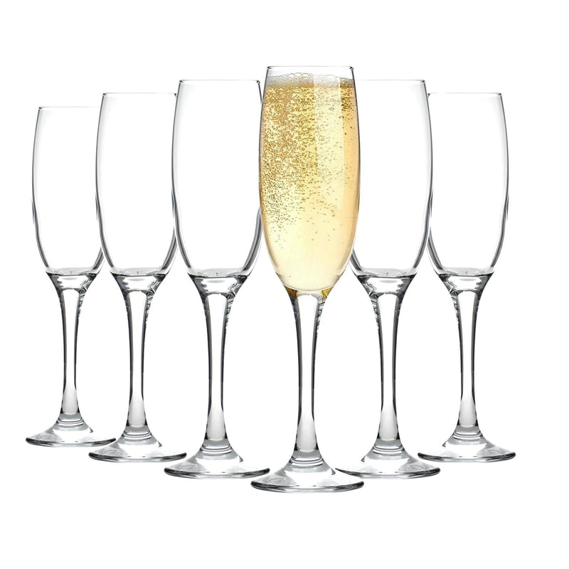 220ml Venue Champagne Flute Glasses - By Lav