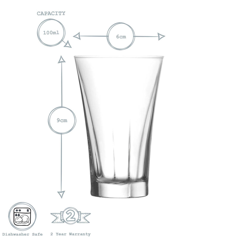 100ml Truva Shot Glasses - By Lav