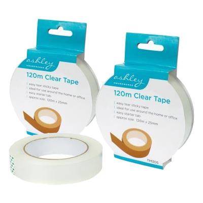 Clear Tape - 120m x 25mm - By Ashley