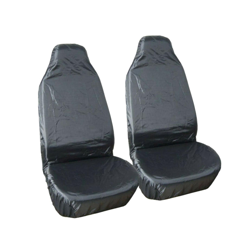 Universal Waterproof Car Seat Covers - Black - Pack of 2 - By Pro User