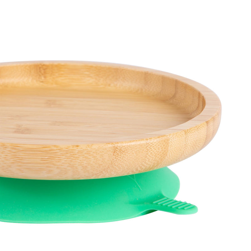 Round Open Bamboo Suction Dinner Set