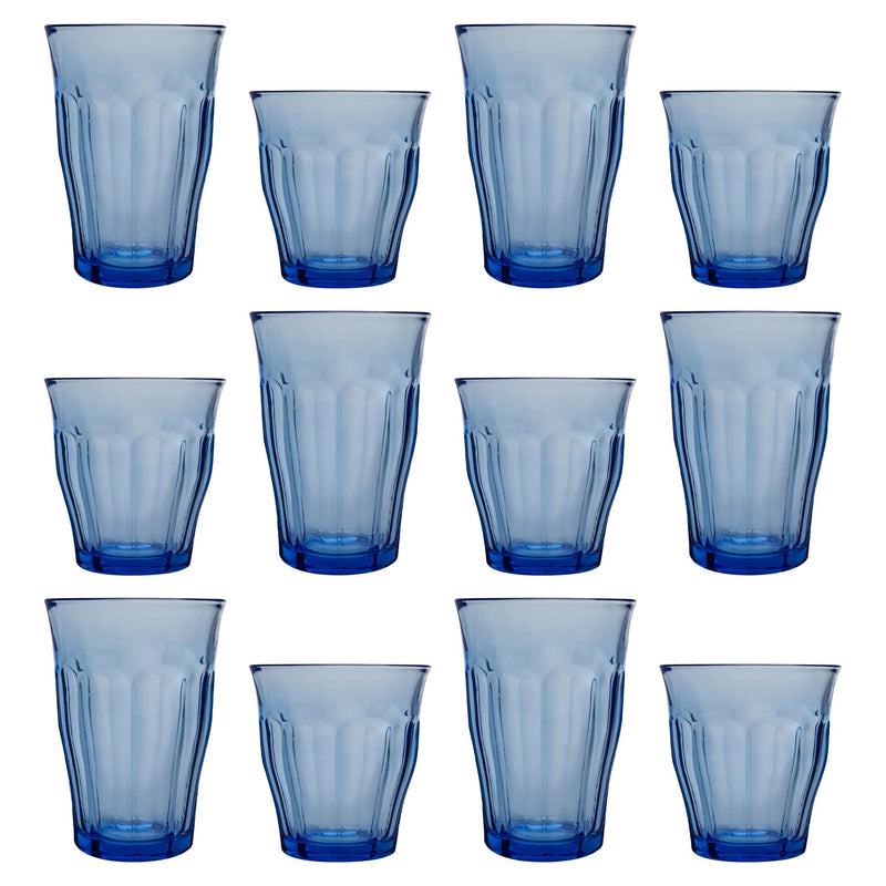 12pc Picardie Highball Glasses & Tumblers Set - By Duralex