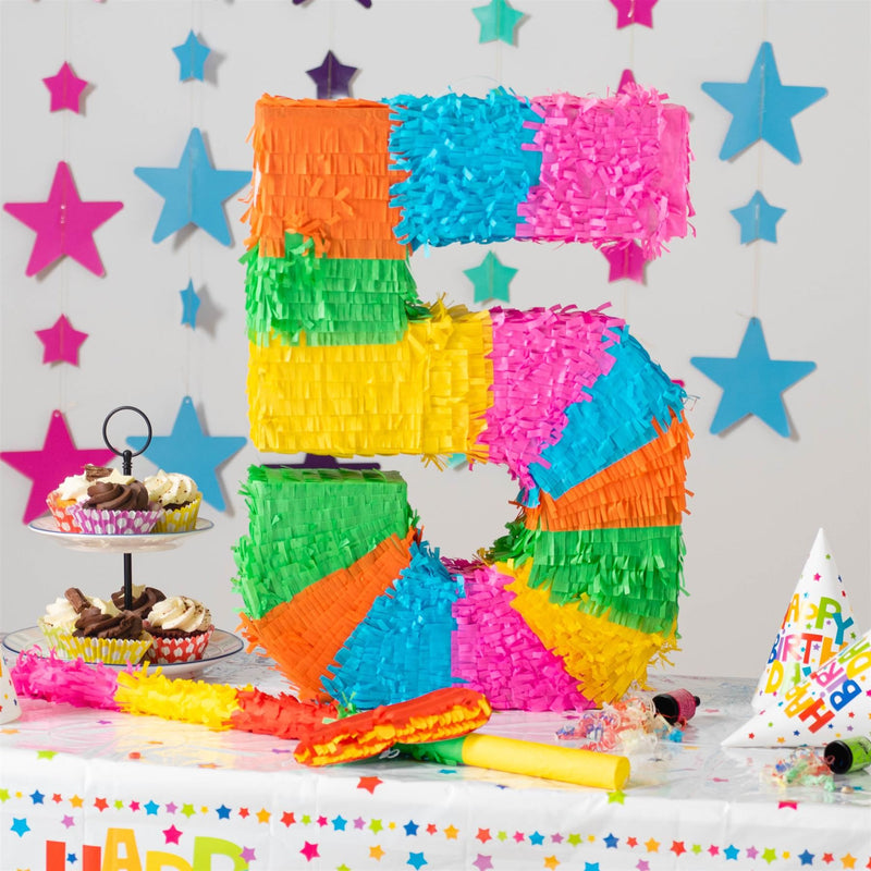 Number 5 Pinata Party Set - By Fax Potato