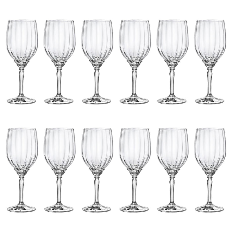 380ml Florian White Wine Glasses - By Bormioli Rocco