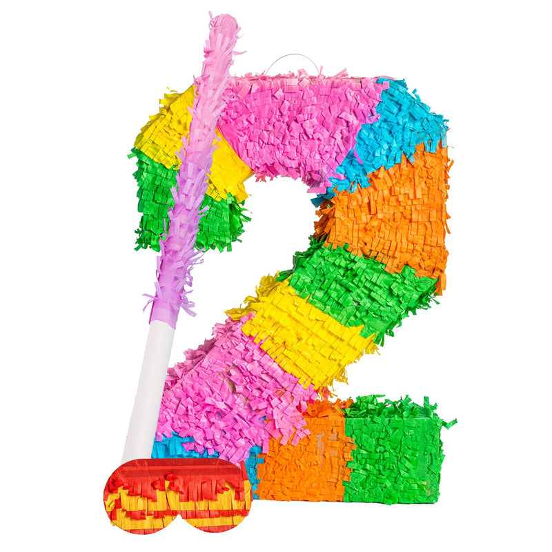 Number 2 Pinata Party Set - By Fax Potato