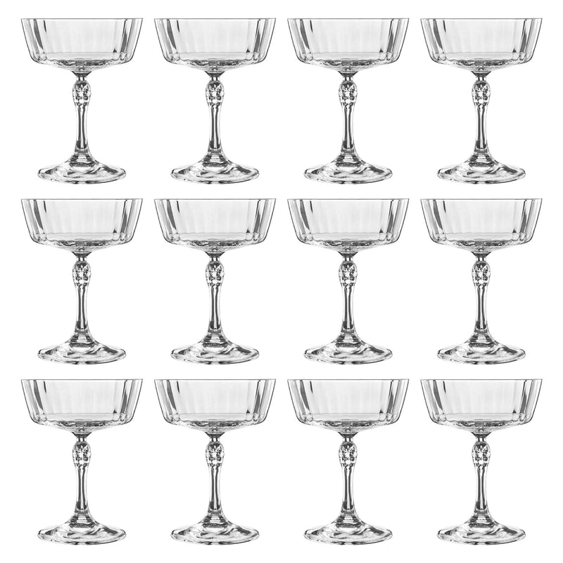 275ml America '20s Champagne Cocktail Saucers - Pack of 12 - By Bormioli Rocco