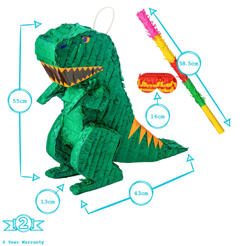 Dinosaur Pinata Party Set - By Fax Potato