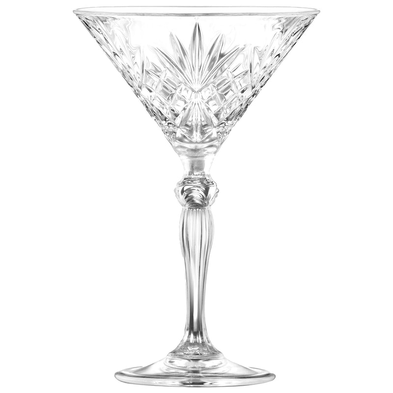 210ml Melodia Martini Glasses - By Rcr Crystal