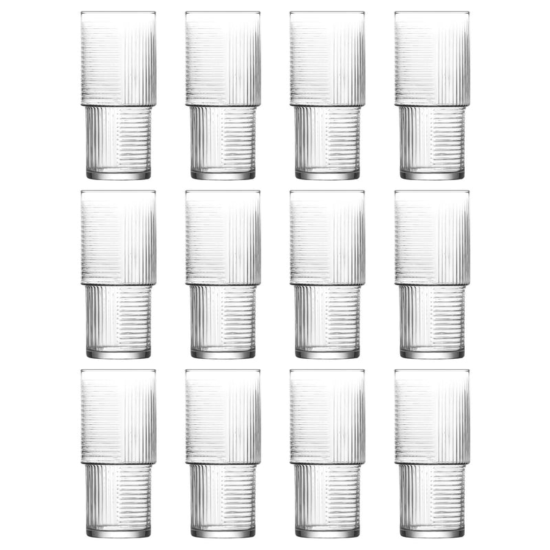 515ml Helen Stacking Highball Glasses - Pack of 12 - By LAV