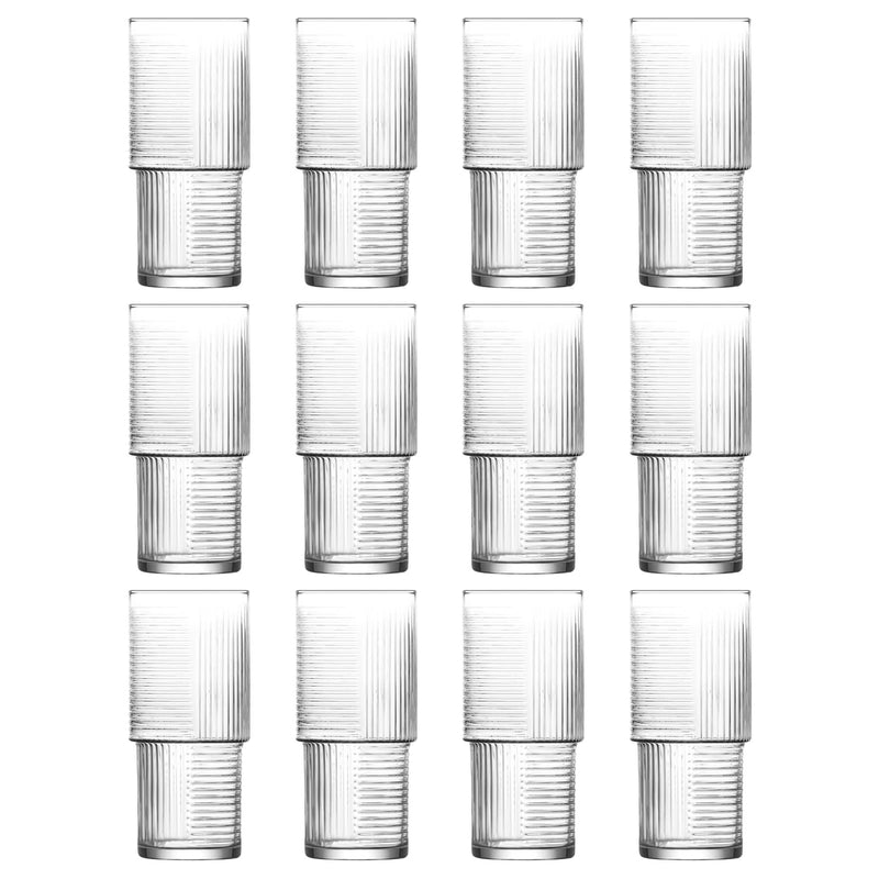 515ml Helen Stacking Highball Glasses - By Lav