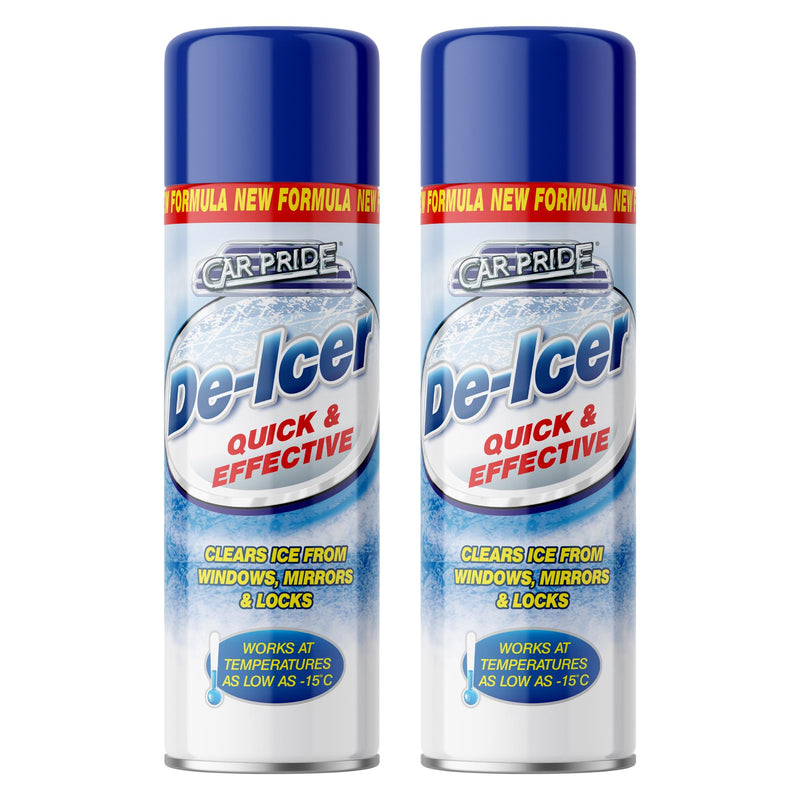 Aerosol De-Icer - 600ml - Pack of 2 - By Car Pride