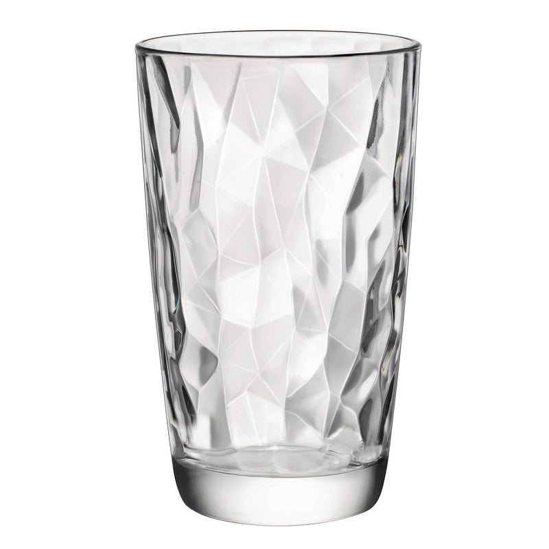 470ml Diamond Highball Glasses - Pack of 12 - By Bormioli Rocco