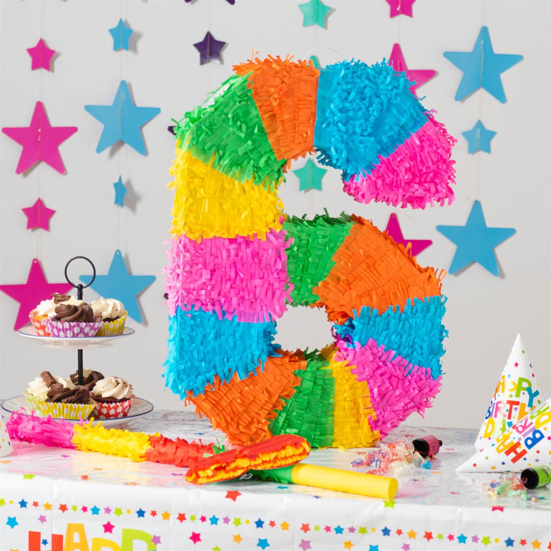 Number 6 Pinata Party Set - By Fax Potato