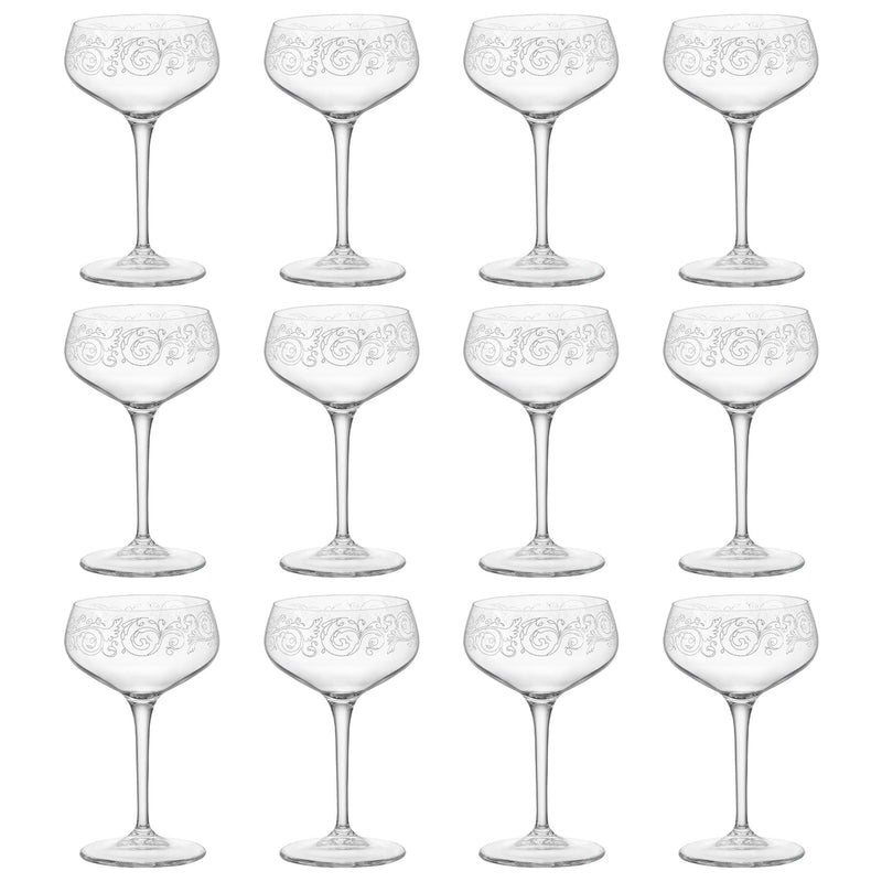 Liberty 250ml Bartender Novecento Cocktail Glasses - Pack of 12 - By Bormioli Rocco