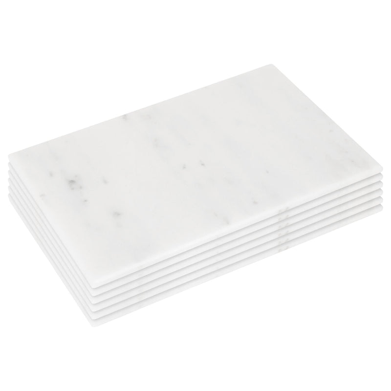 Rectangle Marble Placemats - 30cm x 20cm - Pack of Six - By Argon Tableware