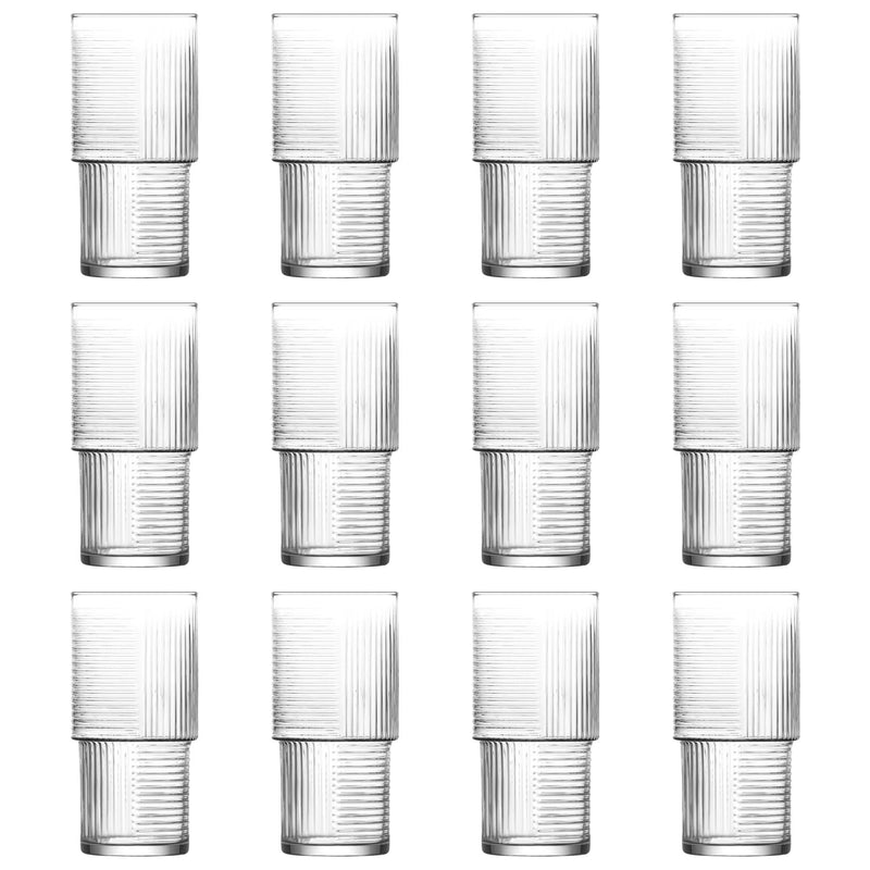 400ml Helen Stacking Highball Glasses - By Lav