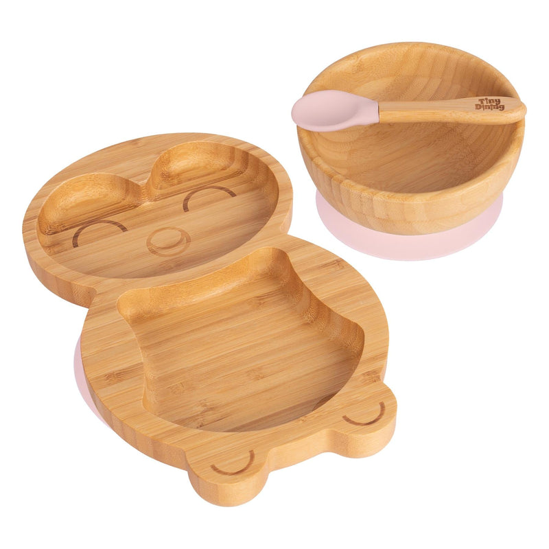 Pickles The Penguin Bamboo Suction Dinner Set