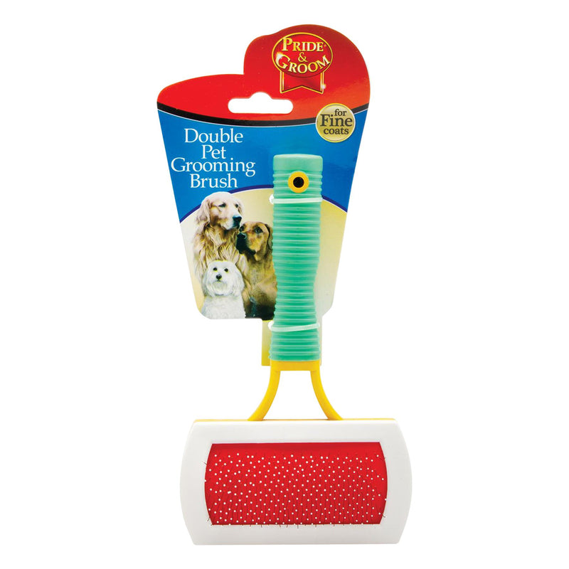 Double-Sided Pin Brush for Dogs - By Pride & Groom