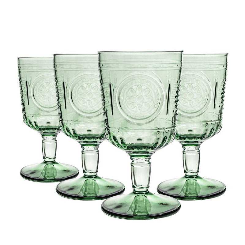 320ml Romantic Wine Glasses - By Bormioli Rocco