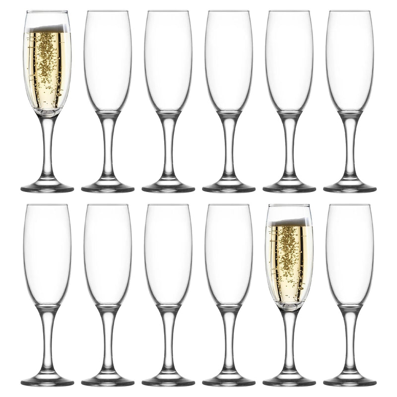 220ml Empire Champagne Flute Glasses - By Lav