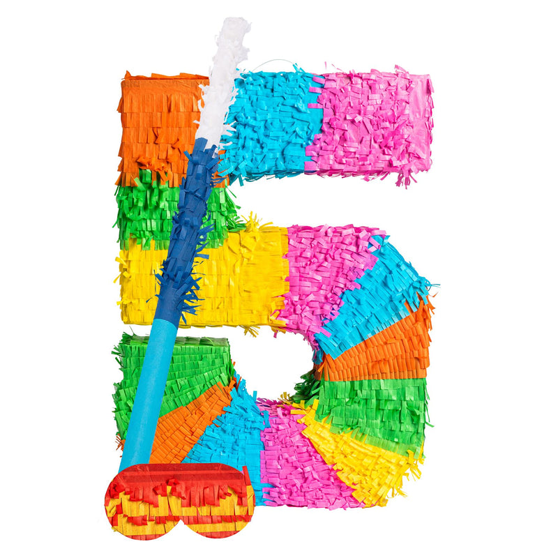 Number 5 Pinata Party Set - By Fax Potato