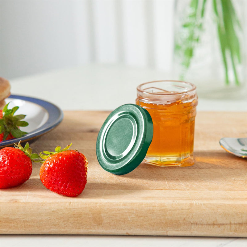 30ml Glass Jam Jars with Lids - Pack of 6 - By Argon Tableware