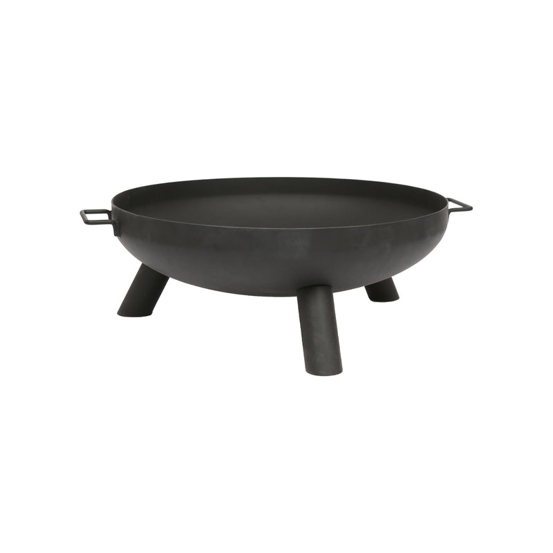 Round Iron Fire Pit - 59.5cm - Black - By Hammer & Tongs
