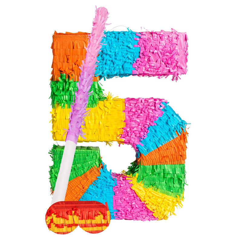 Number 5 Pinata Party Set - By Fax Potato