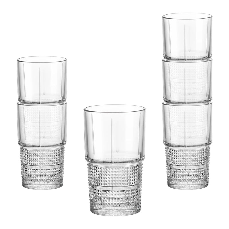 405ml Bartender Novecento Highball Glasses - By Bormioli Rocco