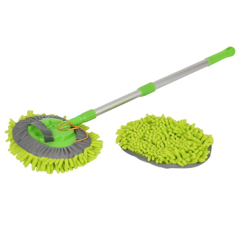 Microfibre Extendable Car Wash Brush - 43" - Green - By Pro User