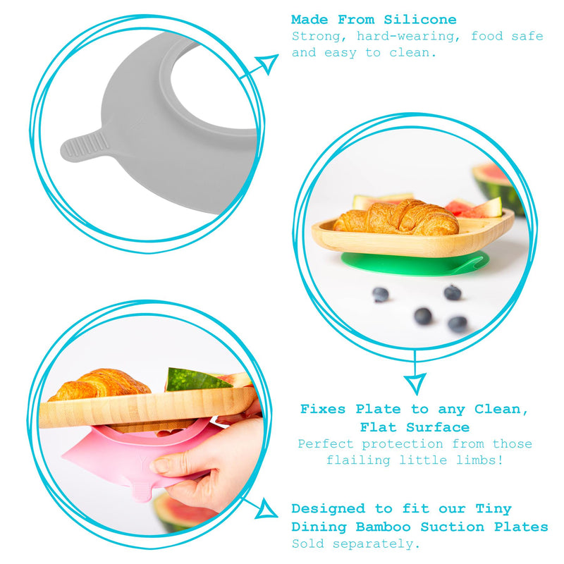 Children's Bamboo Plate Suction Cup - By Tiny Dining