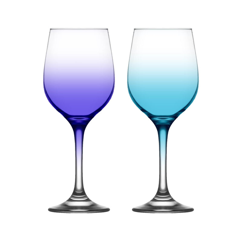 395ml Fame Full Colour Wine Glasses - By Lav