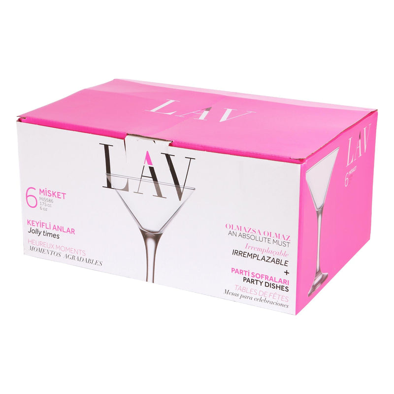 175ml Misket Martini Glasses - Pack of 12  - By LAV