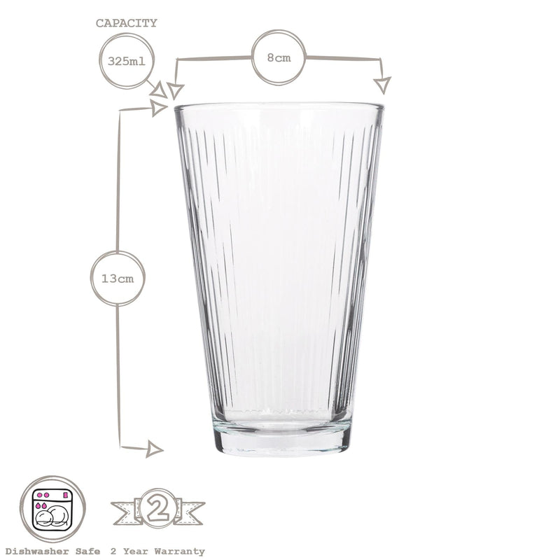 325ml Nora Highball Glasses - By Lav