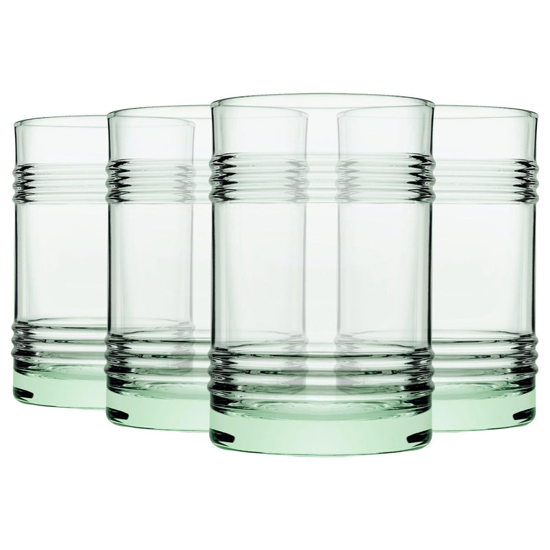 490ml Aware Tincan Recycled Highball Glasses - Green - By Pasabahce