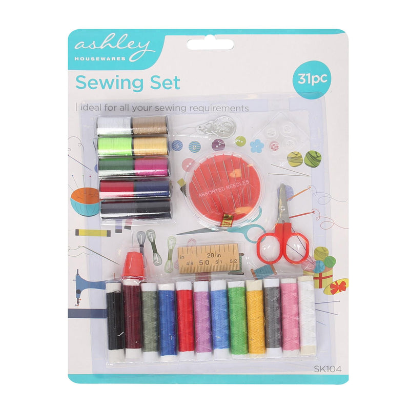 32pc Sewing Kit - Multicoloured - By Ashley