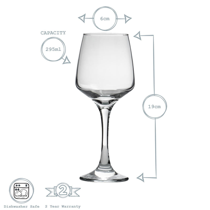 295ml Tallo Wine Glasses - By Argon Tableware