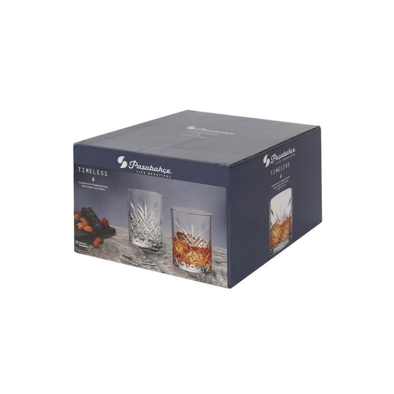 420ml Timeless Whisky Glasses - Pack of Four - By Pasabahce