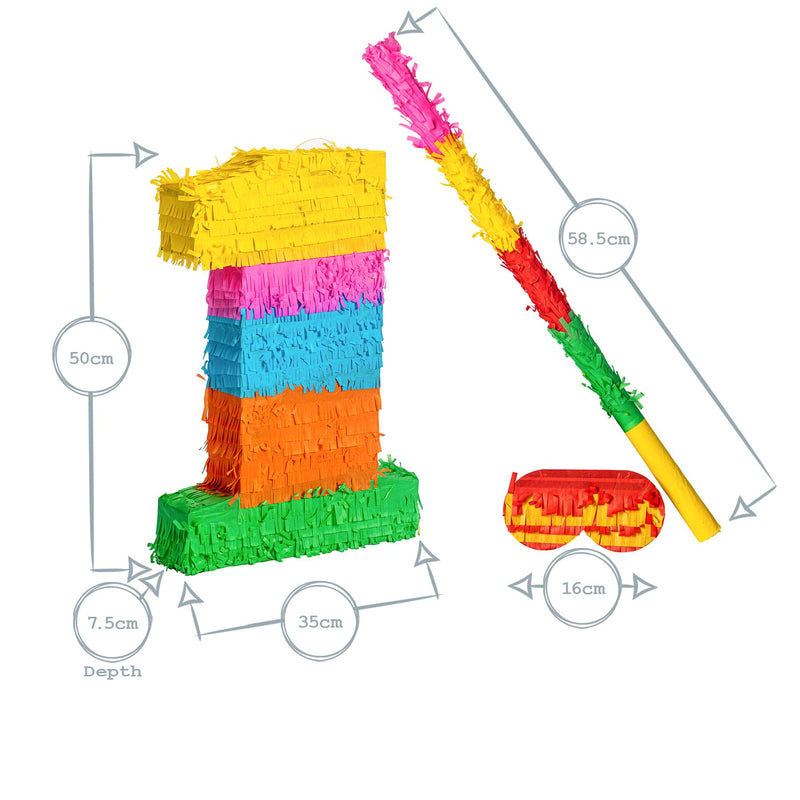 Number 1 Pinata Party Set - By Fax Potato