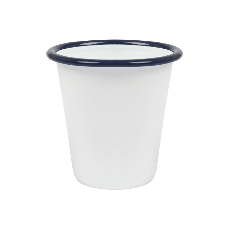 300ml White Enamel Tumbler - By Argon Tableware