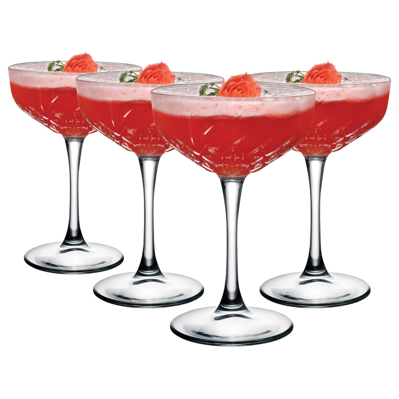 255ml Timeless Glass Champagne Saucers - By Pasabahce