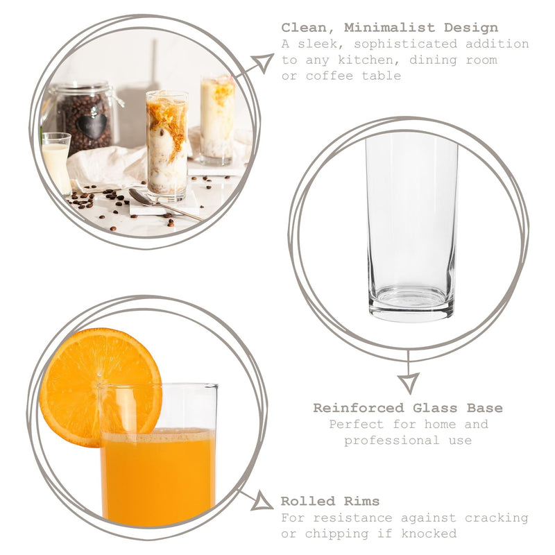 360ml Liberty Highball Glasses - By Lav