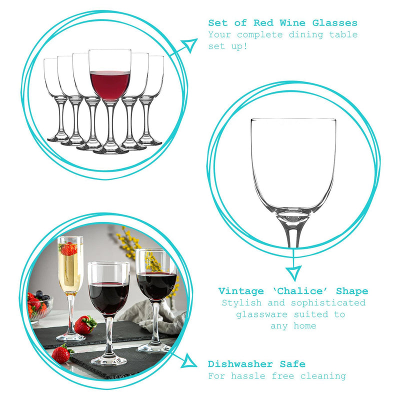 365ml Campana Wine Glasses - By Argon Tableware