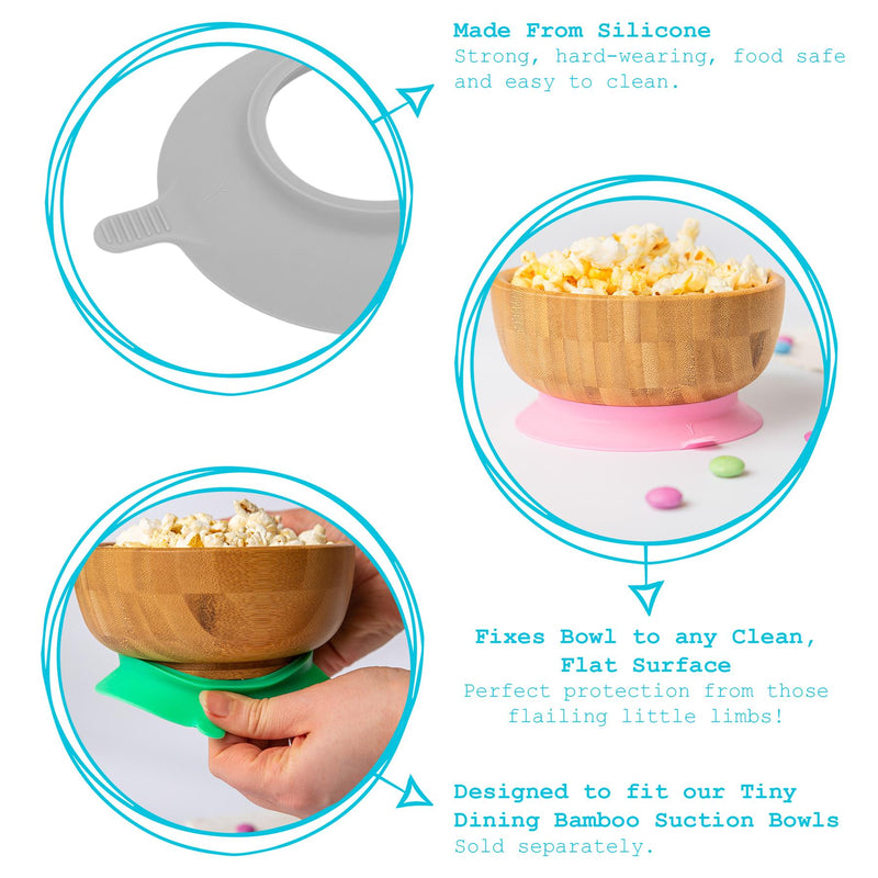 Children's Bamboo Bowl Suction Cup - By Tiny Dining