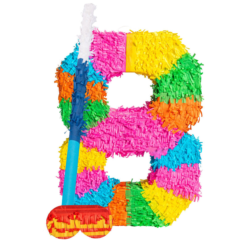 Number 8 Pinata Party Set - By Fax Potato