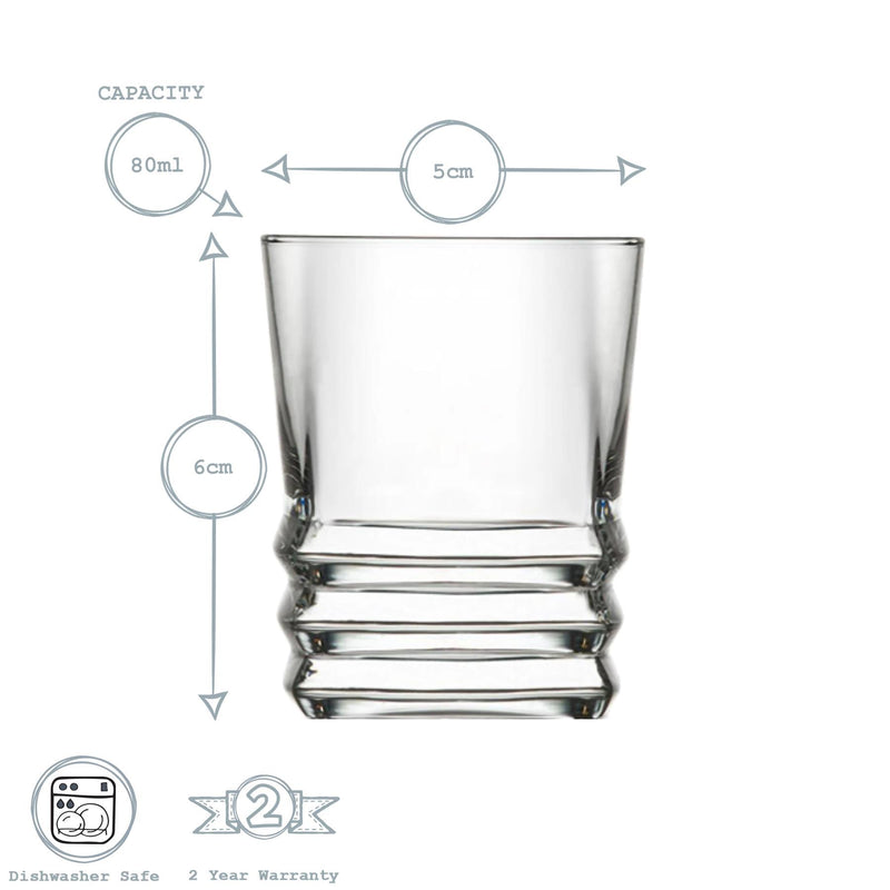 80ml Elegan Shot Glasses - By Lav