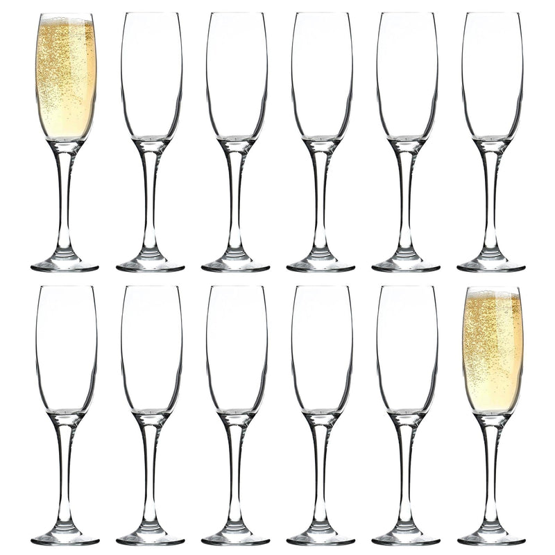 220ml Champagne Flute Glasses - By Argon Tableware