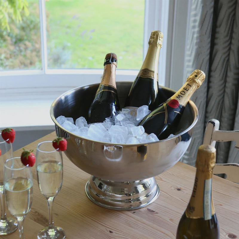 Stainless Steel Champagne Ice Bucket - 35cm - By Rink Drink